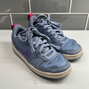 Nike Court Borough Low 2 Youth Sneakers 4 Ashen Slate Athletic Shoe‎ BQ5448-402